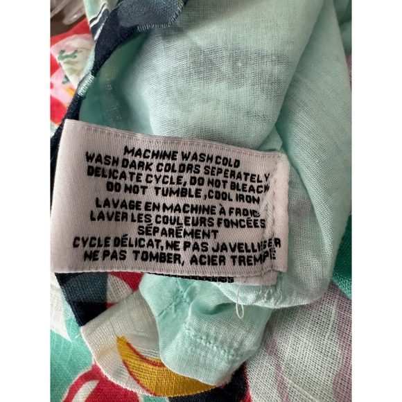 WALTER BAKER NWT $158 Sweet Meadow Blue Teal Cotton Short Size S - Picture 7 of 7